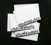 Guin Waddle - Pack of 3 - Handcrafted Notecards - dr19-0021